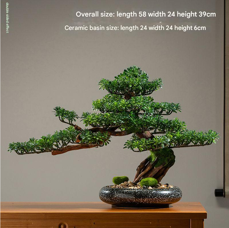 Artificial Cliff Cypress Natural Wood Trunk Entrance Accent
