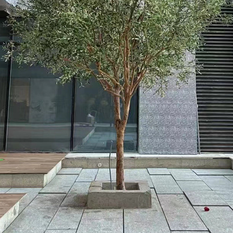 Artificial Olive Tree Real Wood Trunk 8 FT