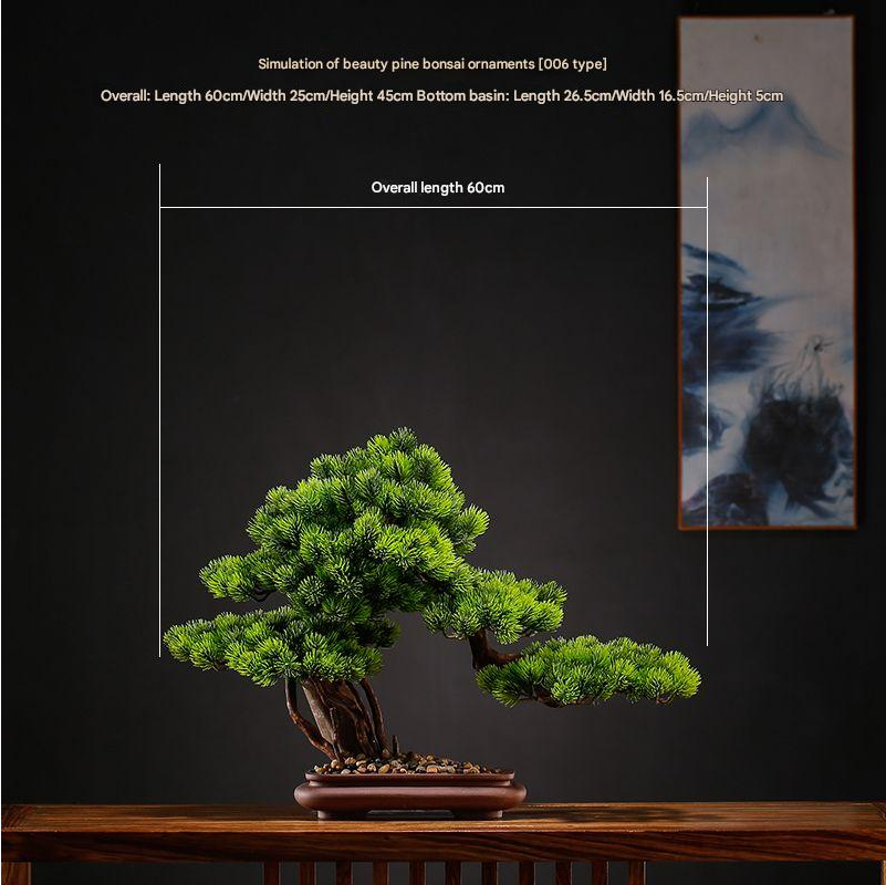 Artificial Pine Bonsai Tree Decoration