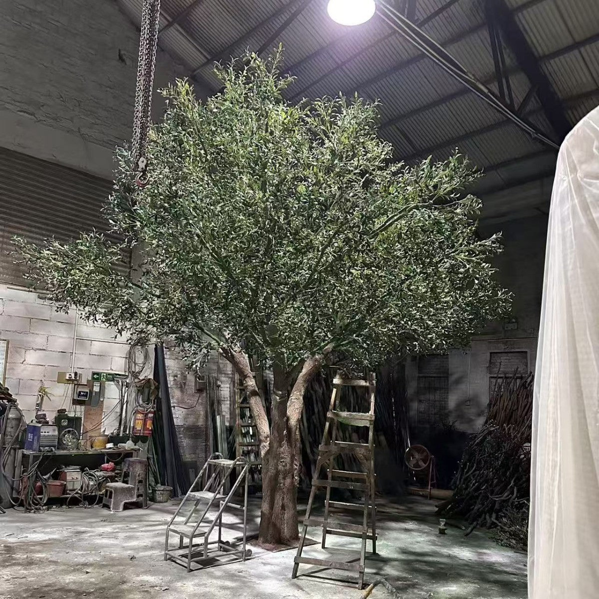 Faux Olive Tree Nordic Style Fiberglass 16.5 FT