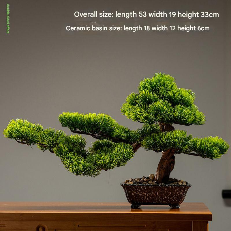 Artificial Cliff Cypress Natural Wood Trunk Entrance Accent