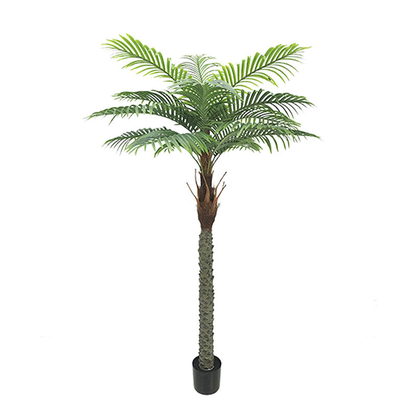 Tall Faux Date Palm Tree in Pot for Interiors