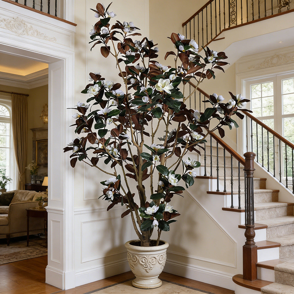 Artificial Magnolia Tree 10.5 FT Luxury Hall Entrance Decor