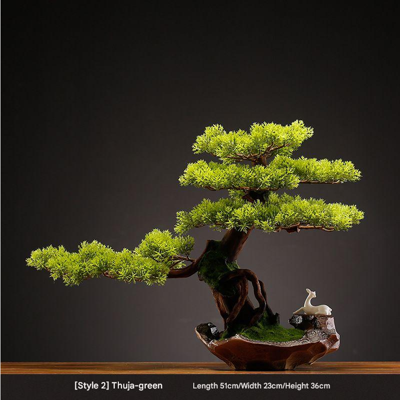 Artificial Welcome Pine Bonsai Tree