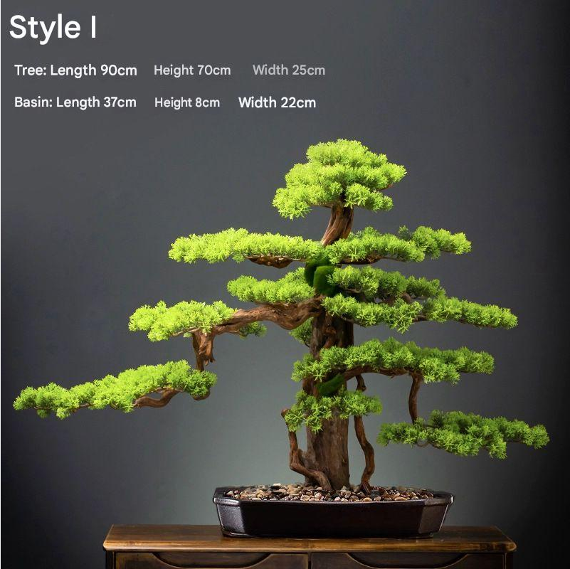 Fake Pine Bonsai Tree Indoor Use