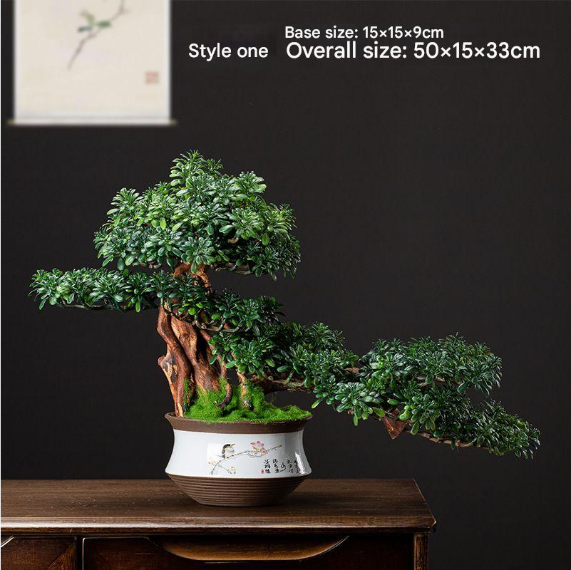 Artificial Pine Bonsai Plant for Home Decor