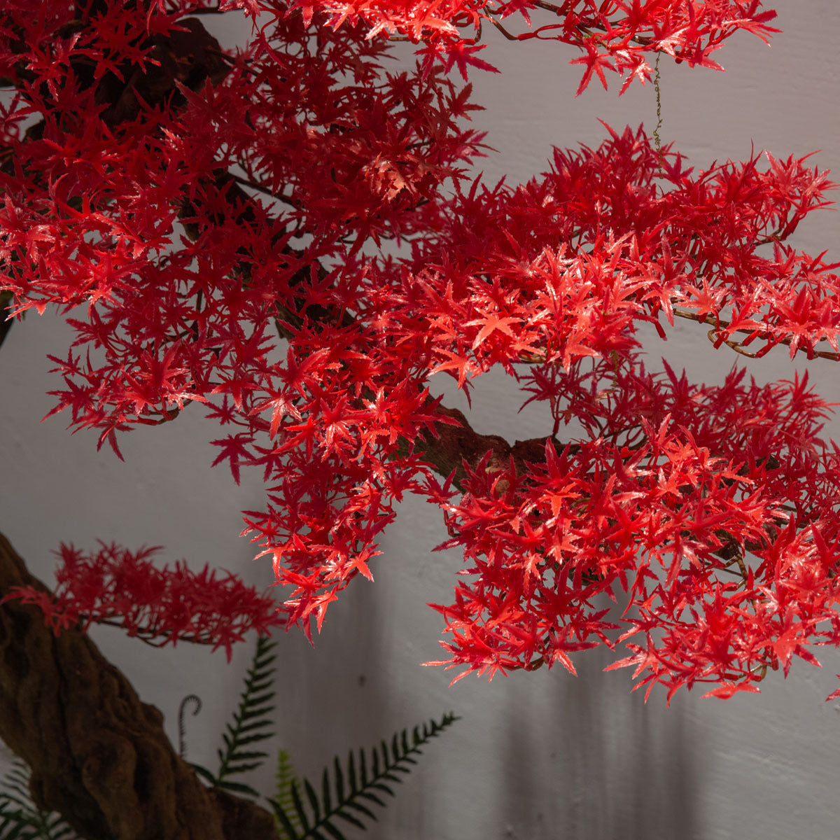 Artificial Red Maple Tree for Indoor Landscape Displays