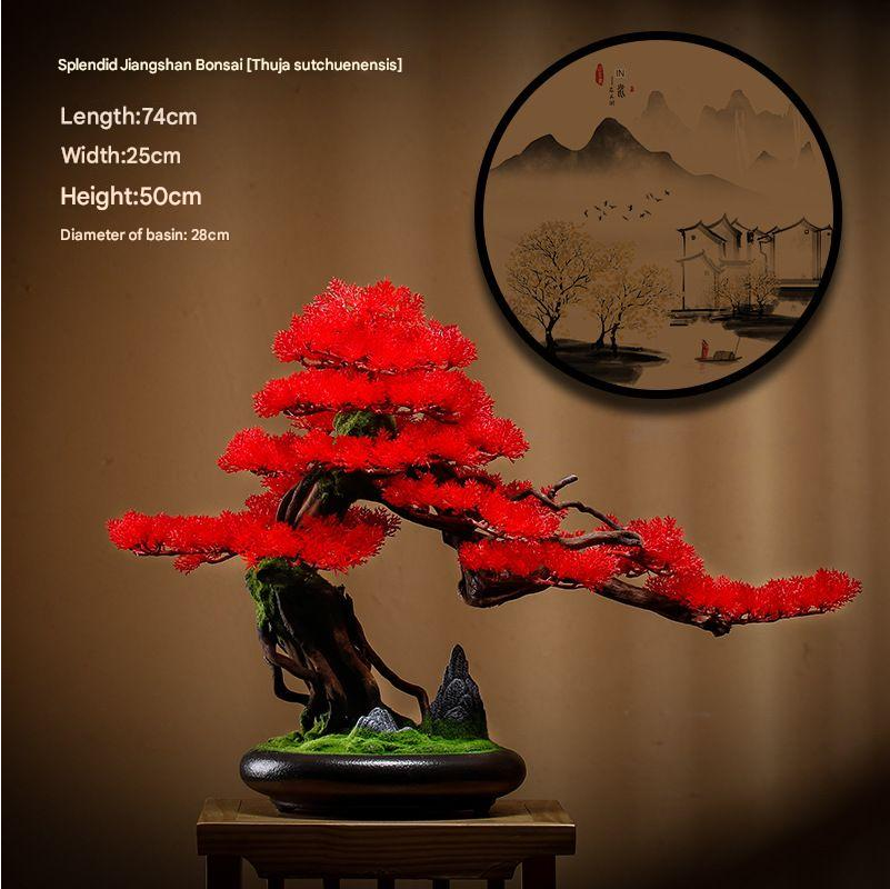 Artificial Bonsai Pine Tree for Living Room