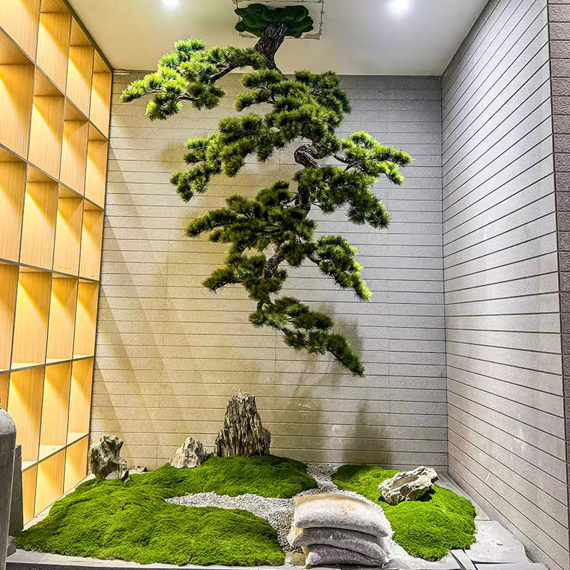 Artificial Hanging Pine Tree Chinese Style 6.5 FT