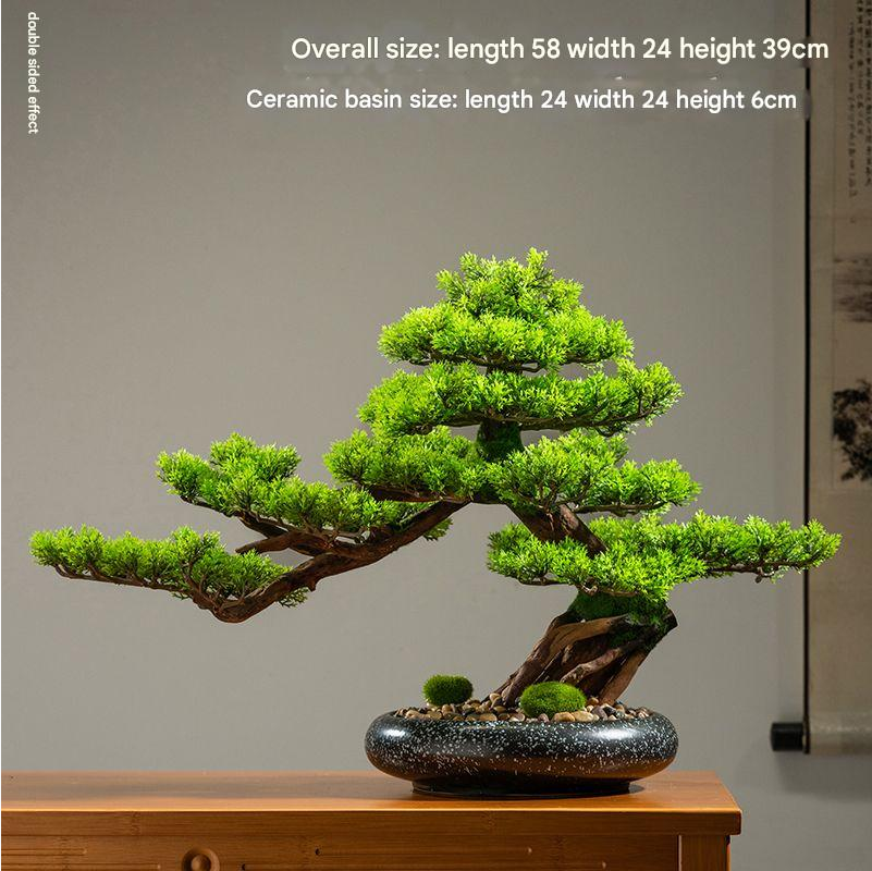 Artificial Cliff Cypress Natural Wood Trunk Entrance Accent