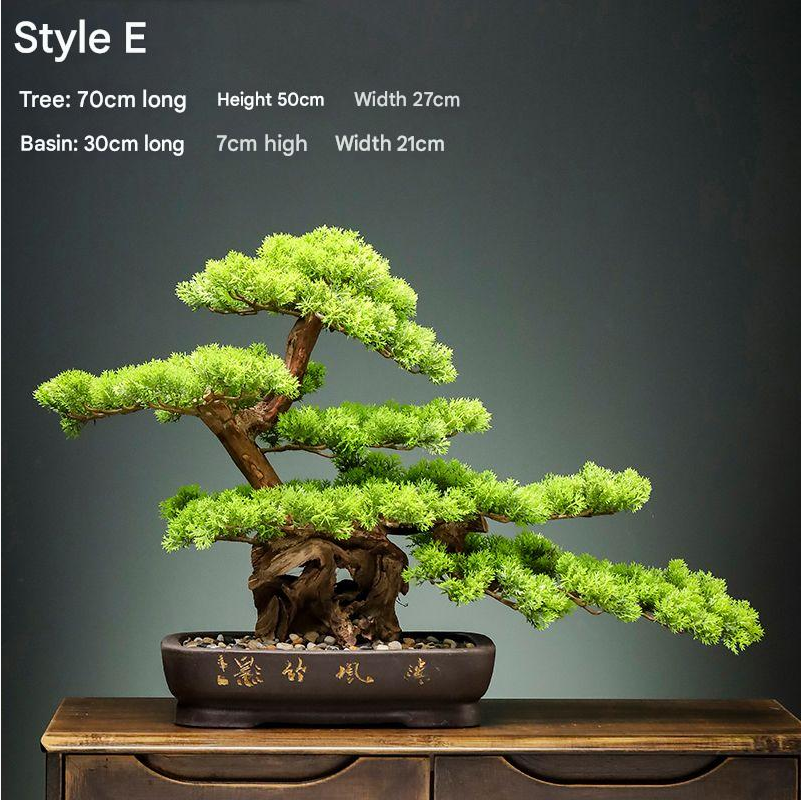Fake Pine Bonsai Tree Indoor Use