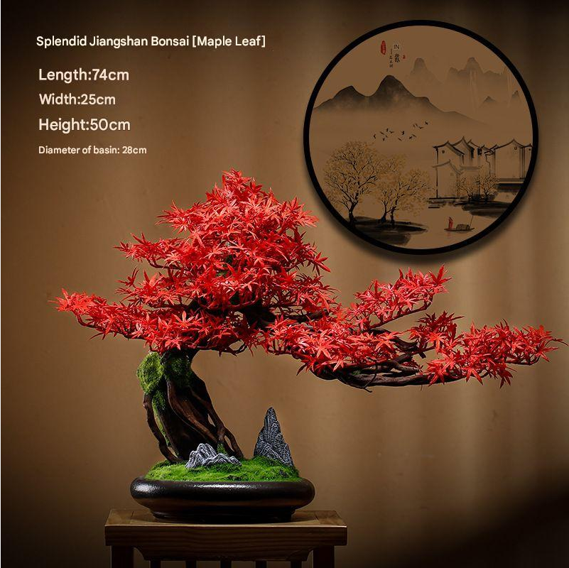 Artificial Bonsai Pine Tree for Living Room