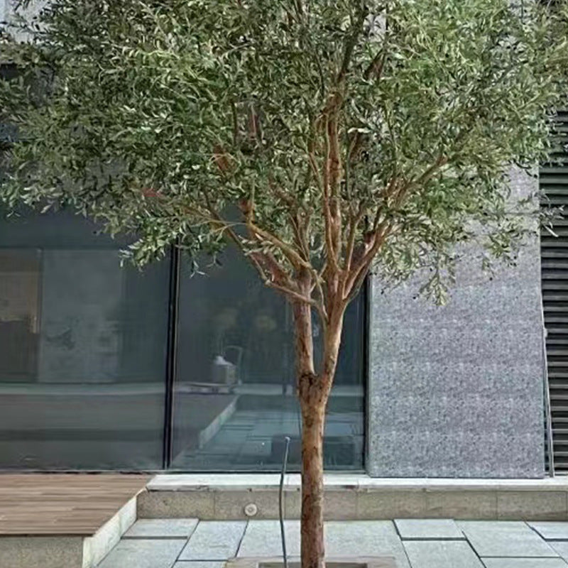 Artificial Olive Tree Real Wood Trunk 8 FT