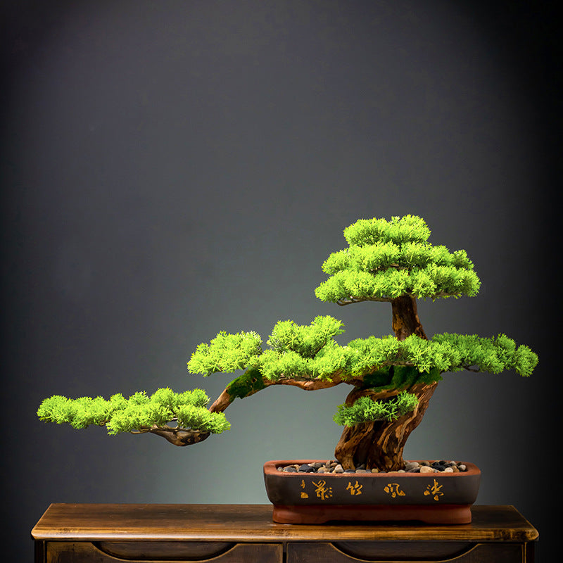 Fake Pine Bonsai Tree Indoor Use