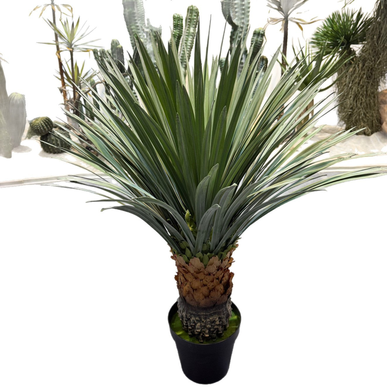 Large Artificial Pineapple Head Plant 8.5 FT Floor Decor