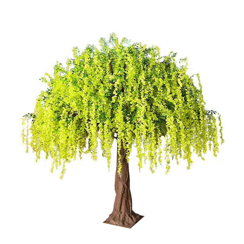 Artificial Wisteria Flower Tree Floor Display 15 FT