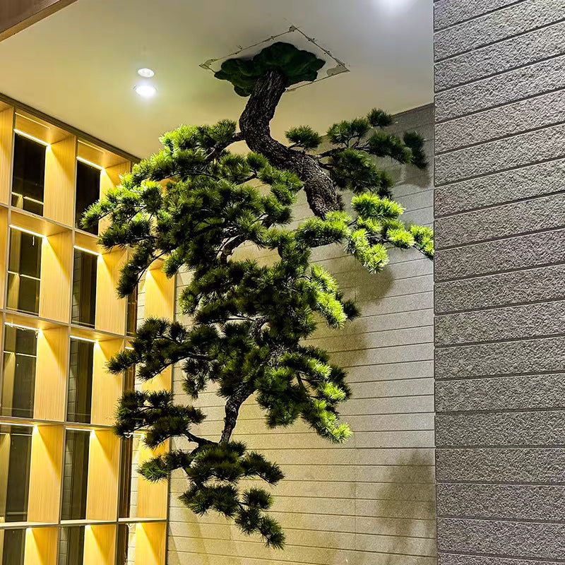 Artificial Hanging Pine Tree Chinese Style 6.5 FT
