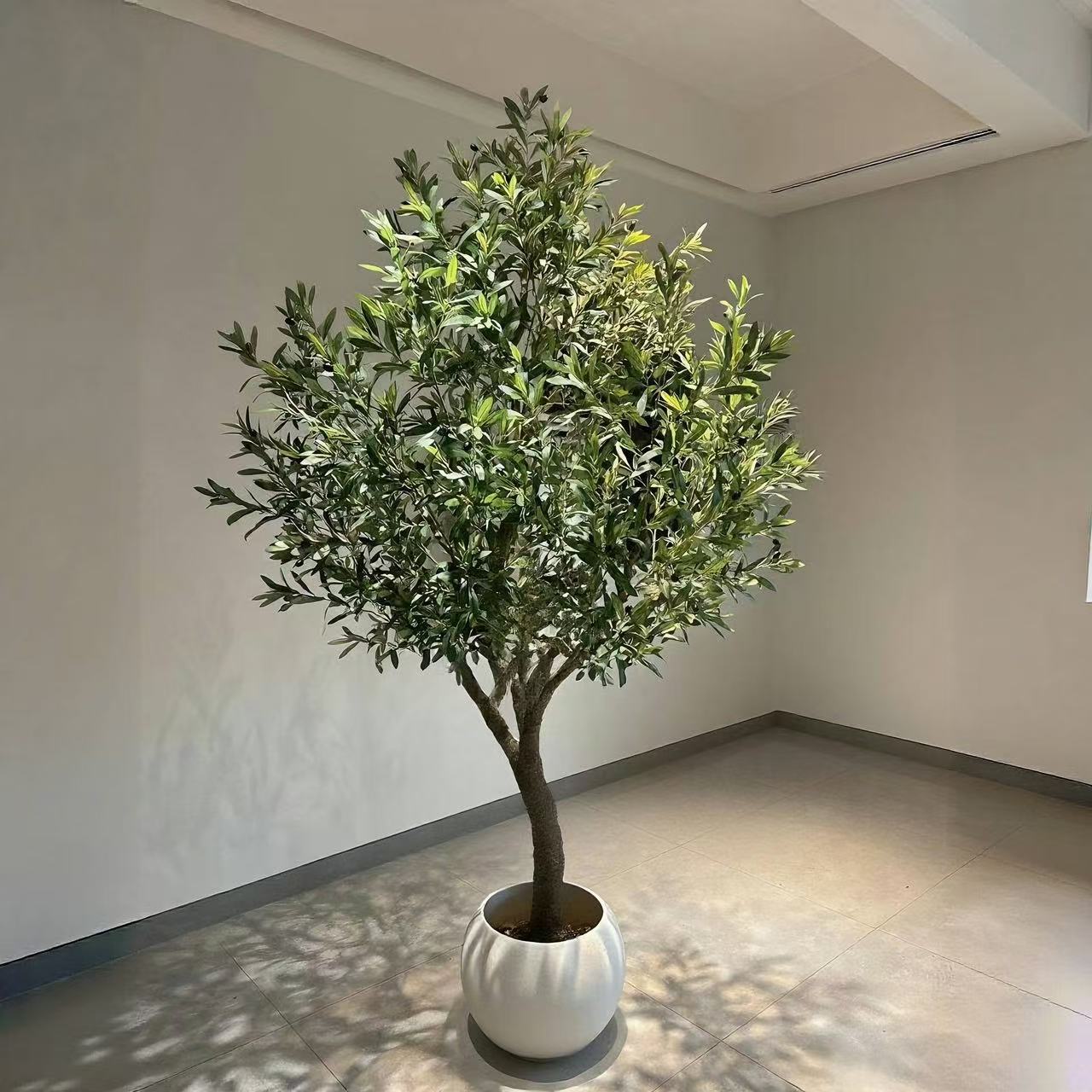 Artificial Olive Tree Mediterranean Style with Planter