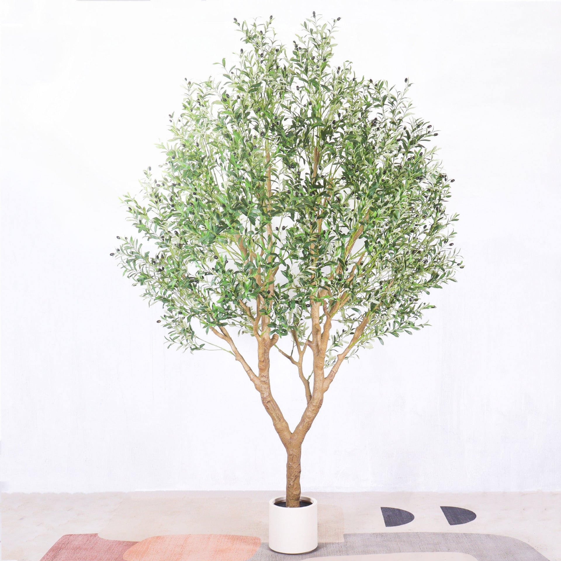 10FT Large Artificial Olive Tree Floor Planter Decor
