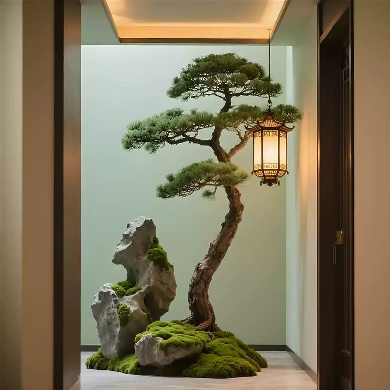 Artificial Pine Conifer Cedar Style Tree Welcome Decor