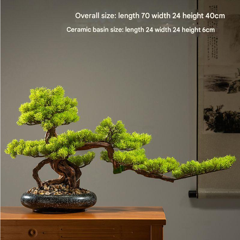 Artificial Cliff Cypress Natural Wood Trunk Entrance Accent