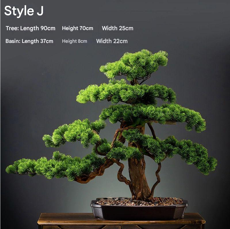 Fake Pine Bonsai Tree Indoor Use