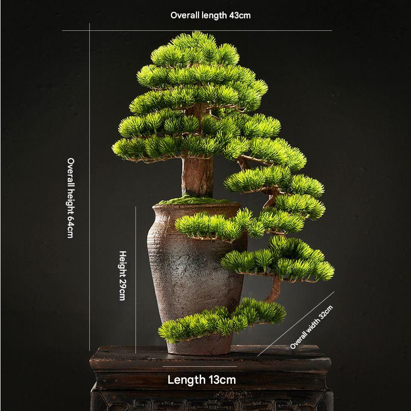 Artificial Pine Bonsai for Home Decor