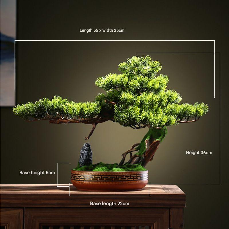 Artificial Bonsai Tree Ornament for Interior Design