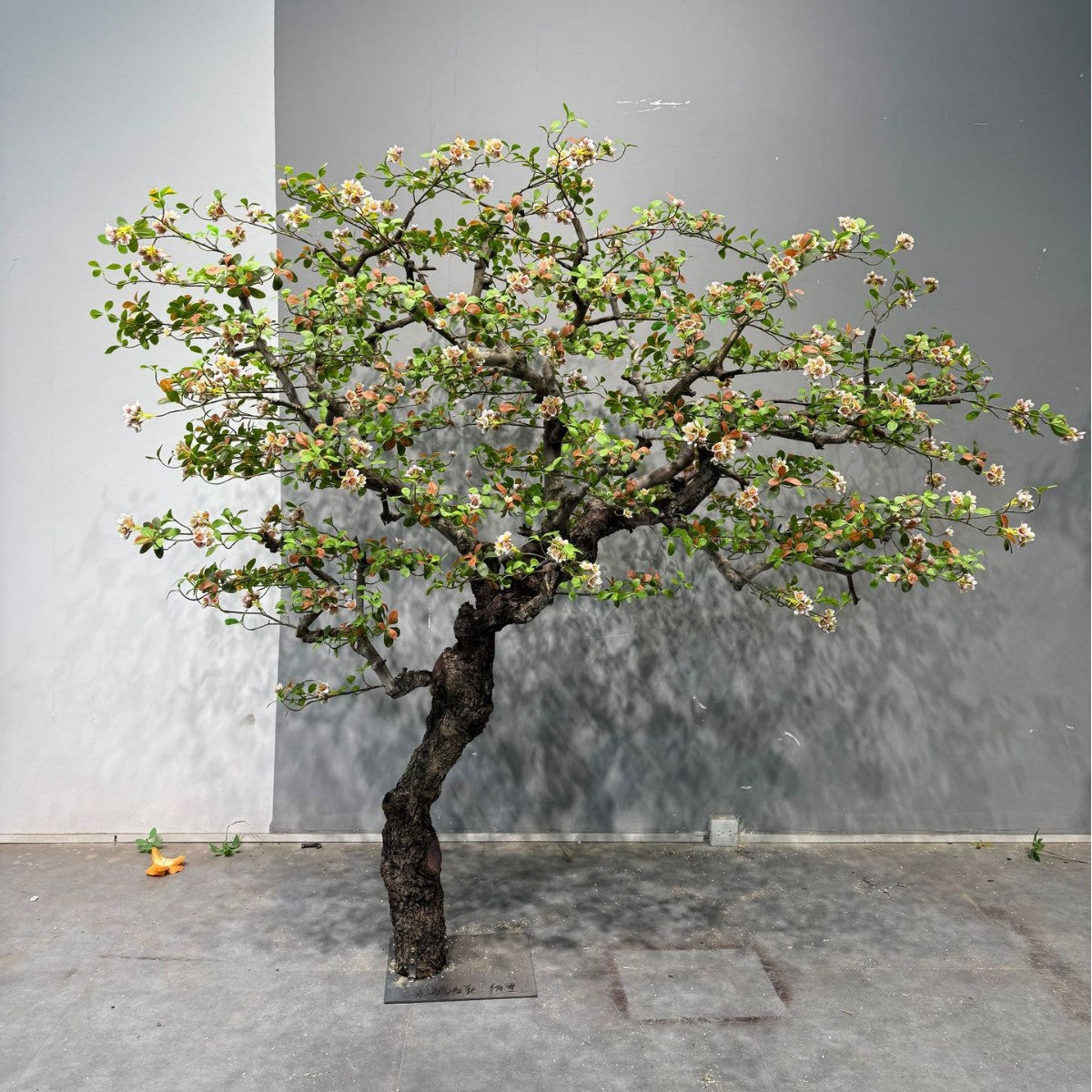 Artificial Chinese Begonia Spring Flower Island Style Tree Decor