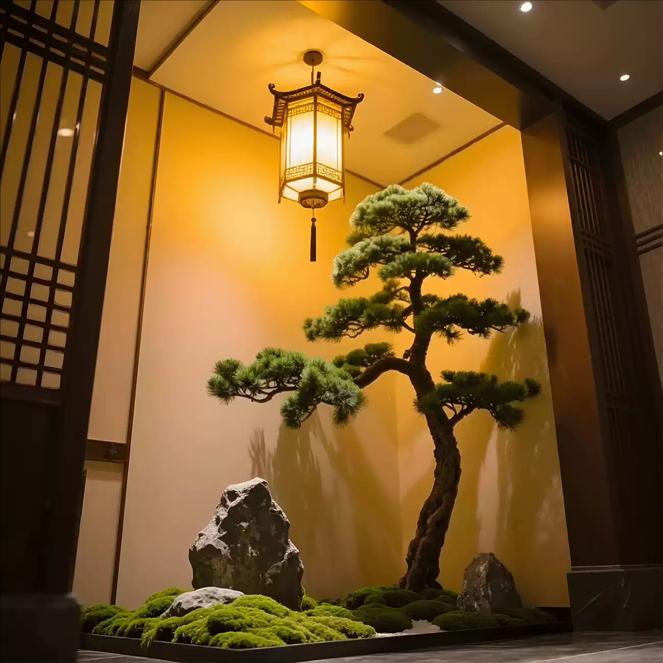 Artificial Pine Conifer Cedar Style Tree Welcome Decor
