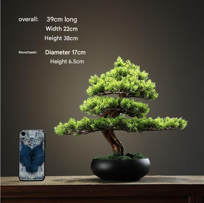Artificial Lucky Welcome Pine Tree for Entrance Decor