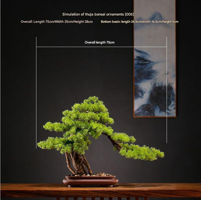 Artificial Pine Bonsai Tree Decoration