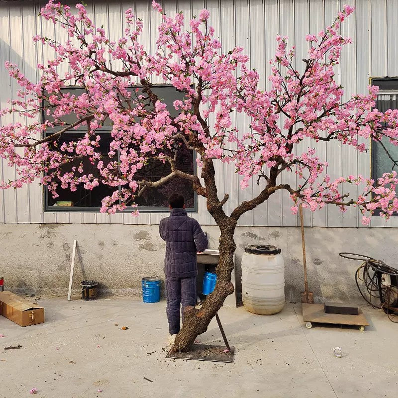 Tall Faux Cherry Blossom Tree for Hotels and Retail Interiors