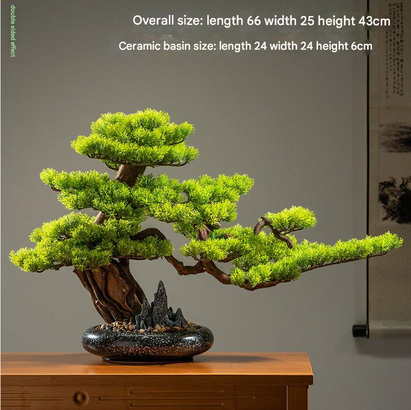 Artificial Cliff Cypress Natural Wood Trunk Entrance Accent