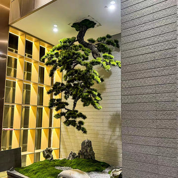 Artificial Hanging Pine Tree Chinese Style 6.5 FT