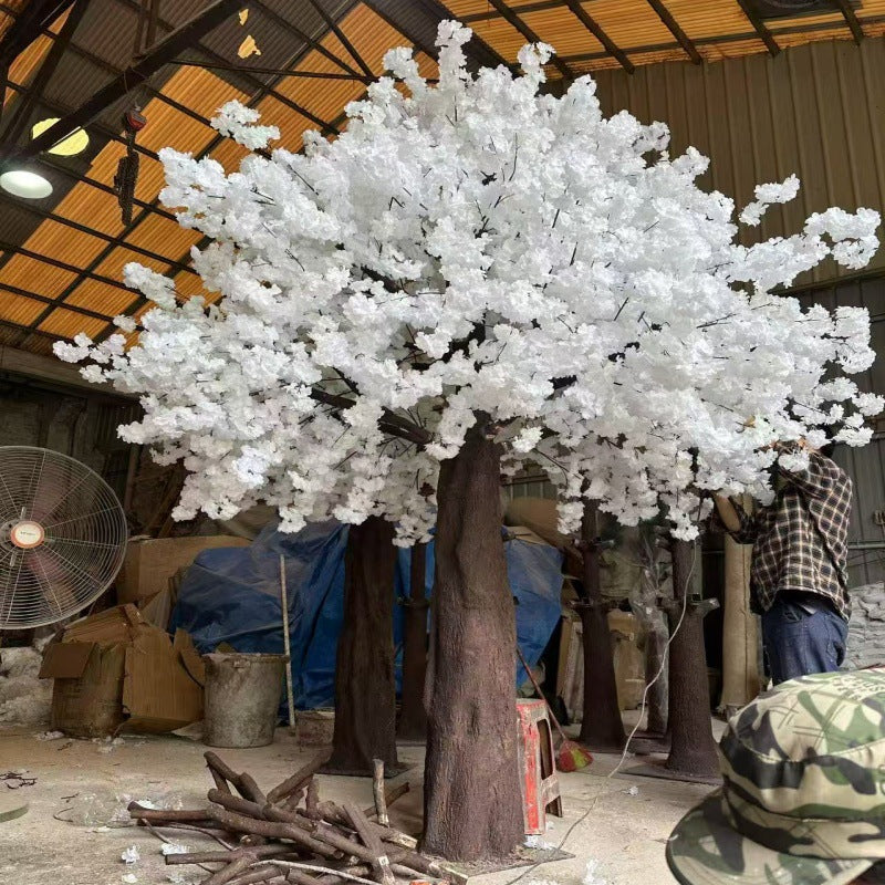 Custom Artificial Cherry Blossom Tree Fiberglass Trunk