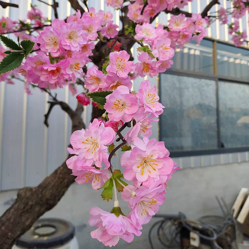 Tall Faux Indoor Cherry Blossom Tree for Hotel Lobbies