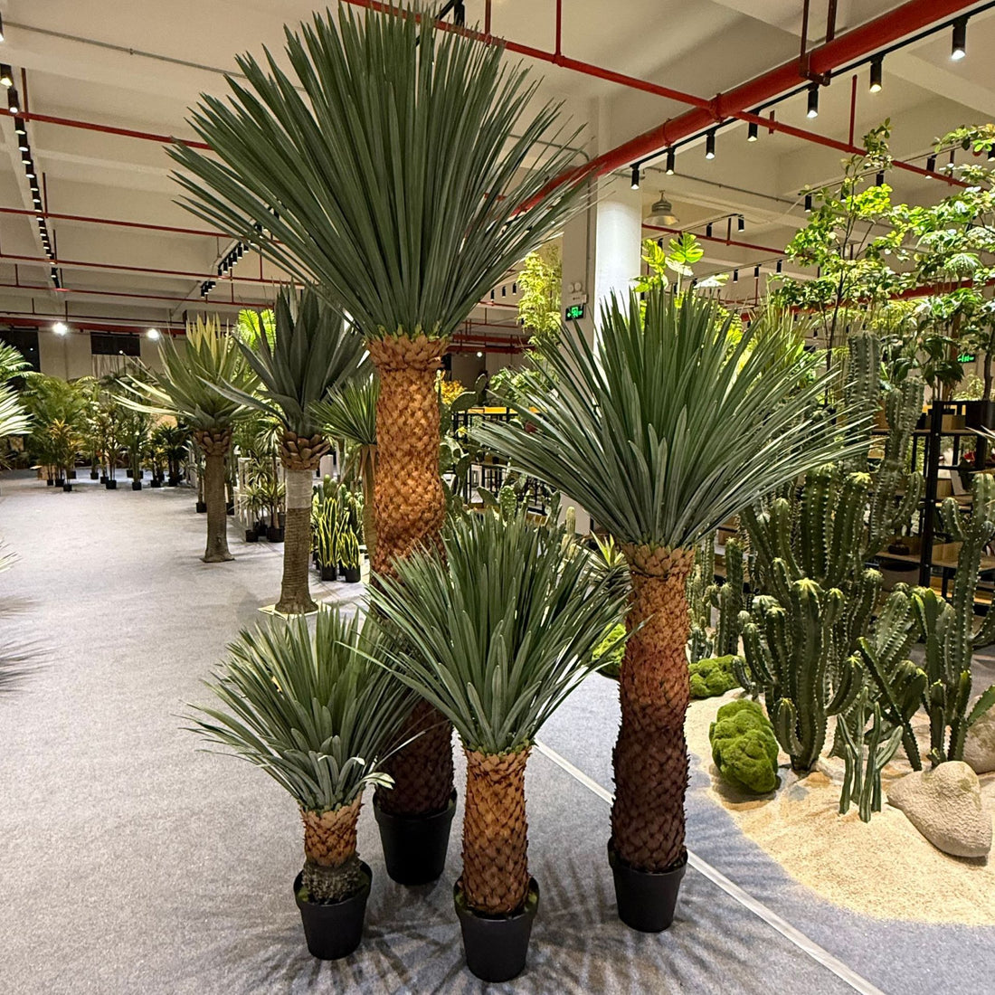 Large Artificial Pineapple Head Plant 8.5 FT Floor Decor