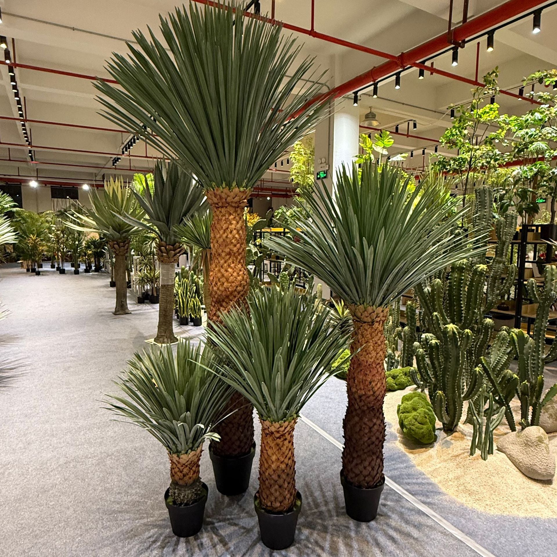 Large Artificial Pineapple Head Plant 8.5 FT Floor Decor