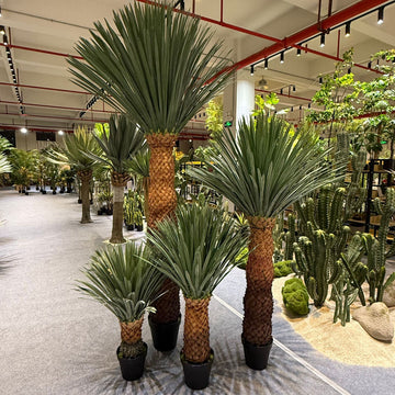 Large Artificial Pineapple Head Plant 8.5 FT Floor Decor