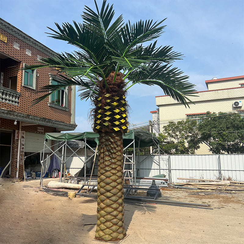 Artificial Date Palm Tree Faux Tropical Decor 10FT