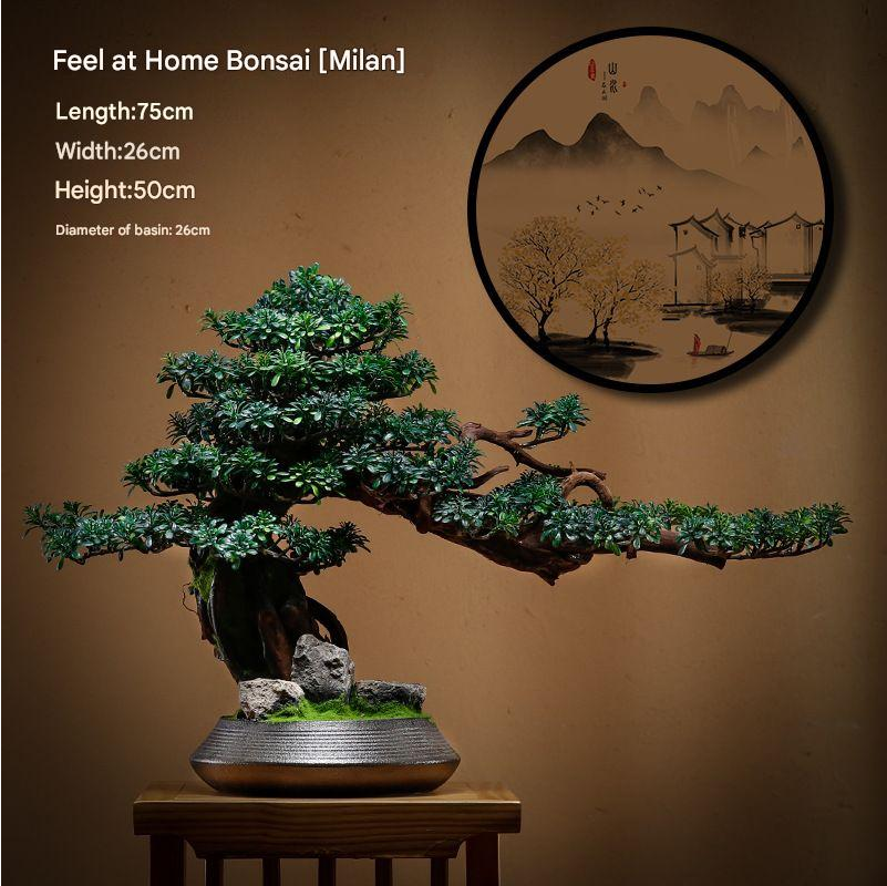 Artificial Bonsai Pine Tree for Living Room