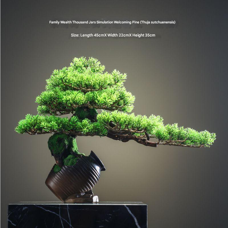 Artificial Lucky Welcome Pine Tree for Entrance Decor