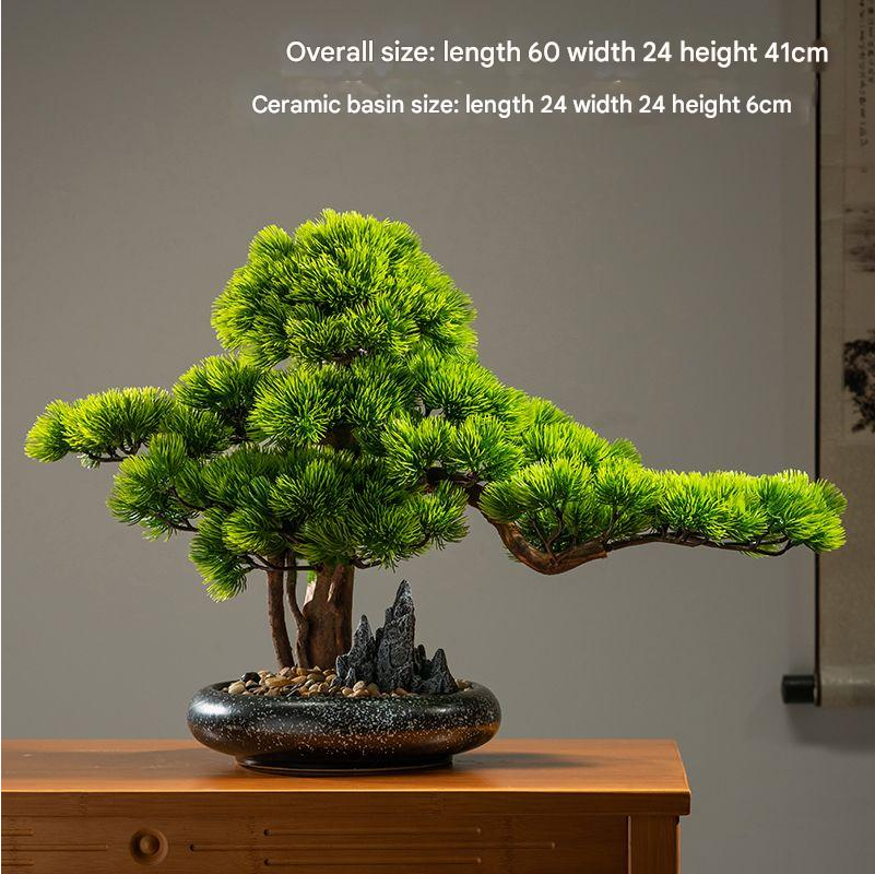 Artificial Cliff Cypress Natural Wood Trunk Entrance Accent