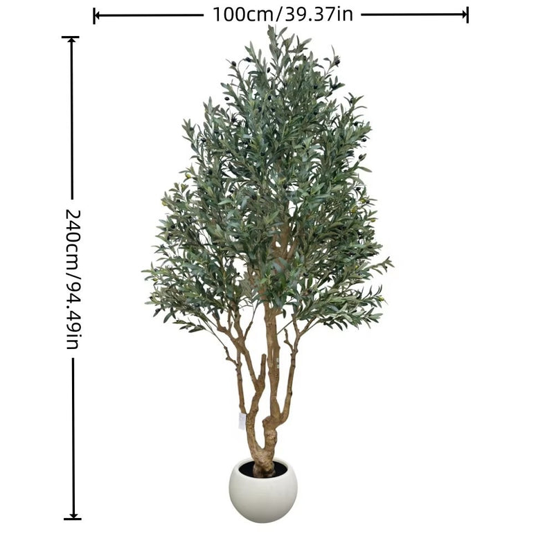 Artificial Olive Tree 7.5 FT for Hotels Malls Displays