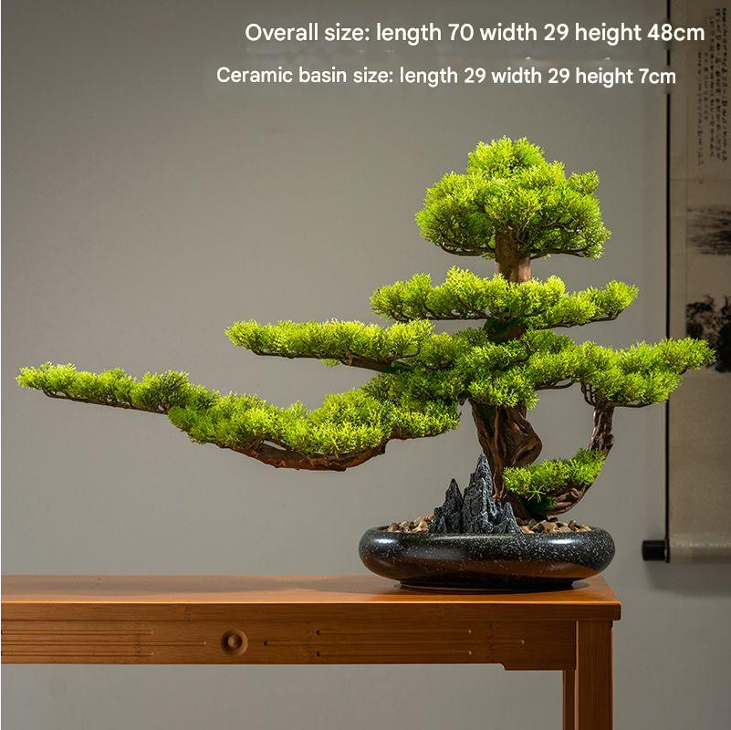 Artificial Cliff Cypress Natural Wood Trunk Entrance Accent