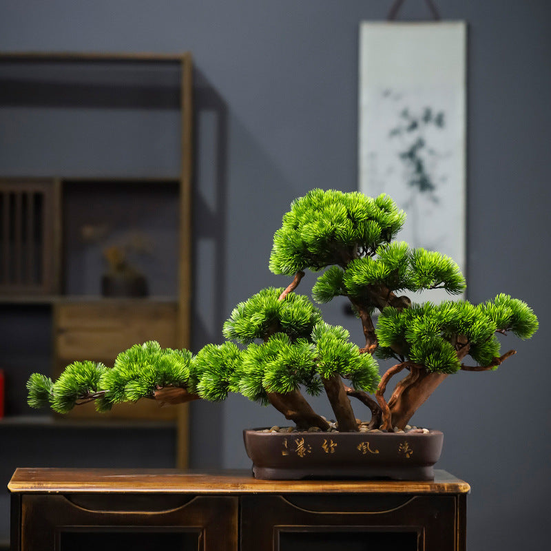 Fake Pine Bonsai Tree Indoor Use