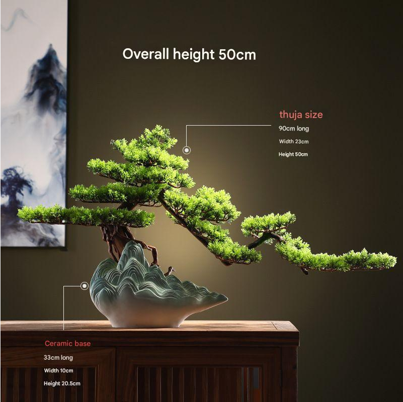 Artificial Pine Bonsai Tree for Home Decor