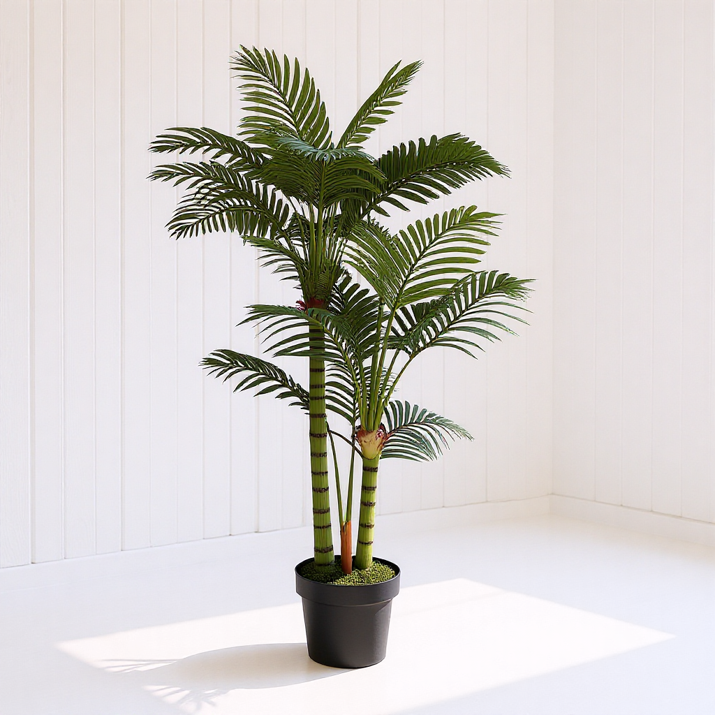 Artificial Areca Palm Floor Potted Indoor Plant