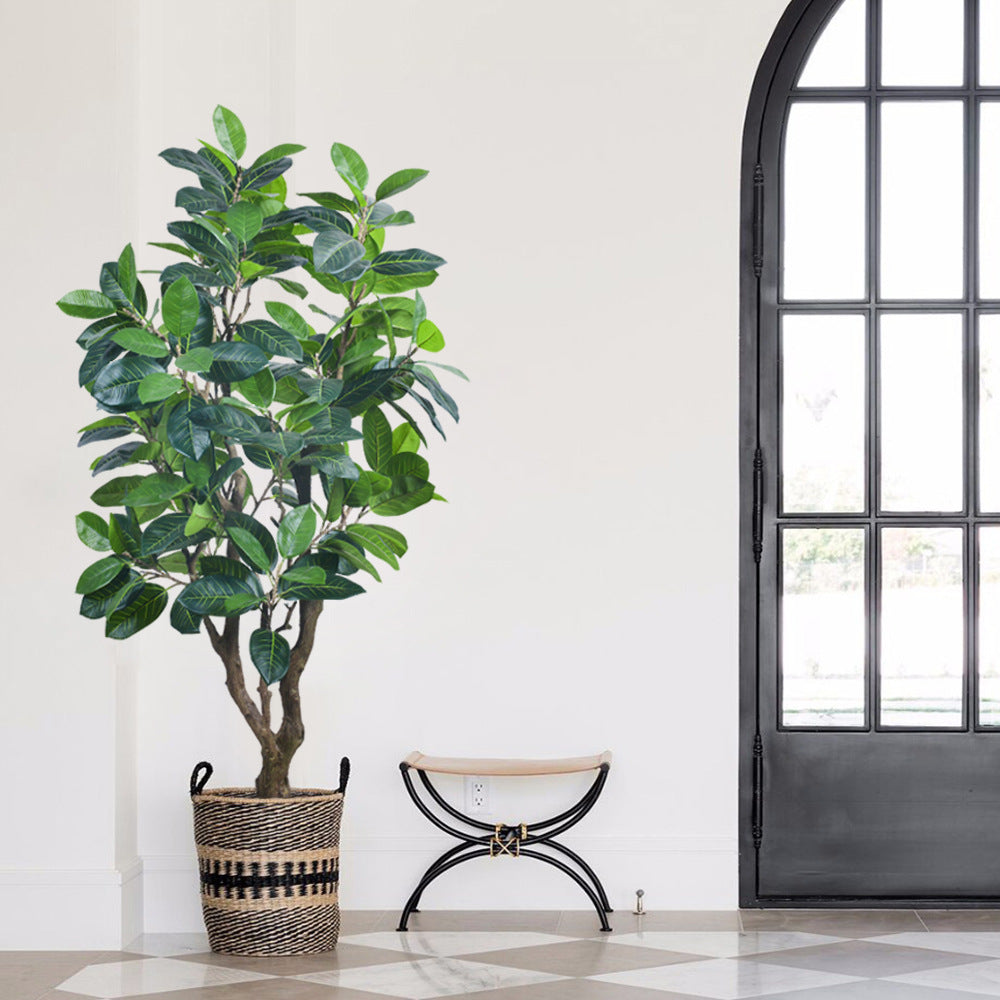 Artificial Banyan Bengal Ficus Tree PU 7 FT Floor Planter